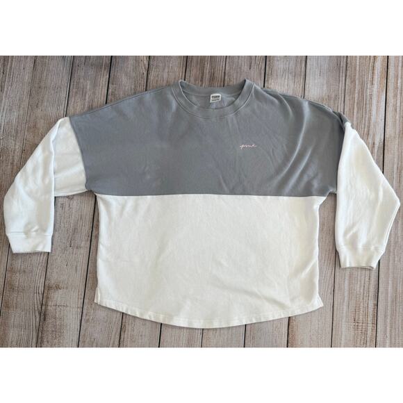 Women's XL VS PINK Campus Crew Sweatshirt - Picture 1 of 6